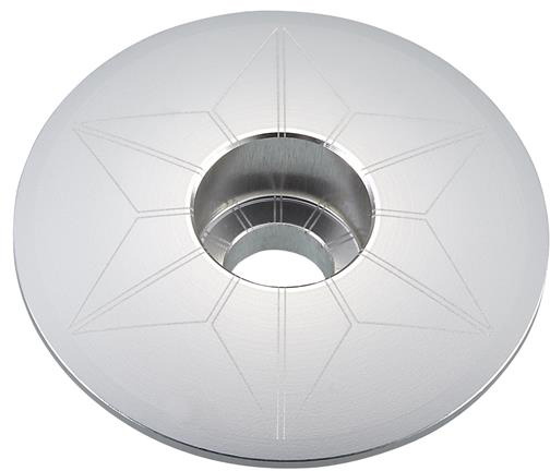 Supacaz Top Cap Star Capz - Sølv